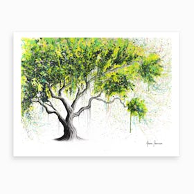 Funky Fig Tree Art Print