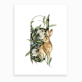 Celtic Wild Hare Art Print