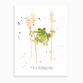 A Froggy Day Art Print