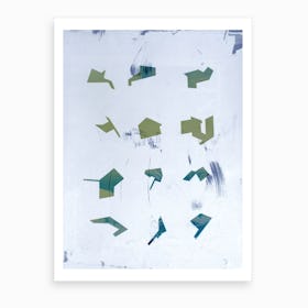 Dissected Places 1 Art Print