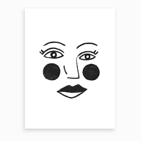 Ronda Face Art Print