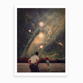 Light Explosions In Our Sky Art Print