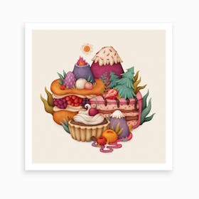 Sweet Hills Art Print