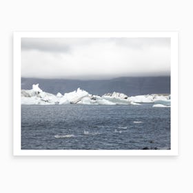 Glacier Flat Art Print