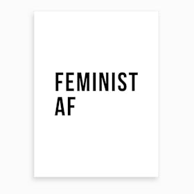 Feminist Af Art Print