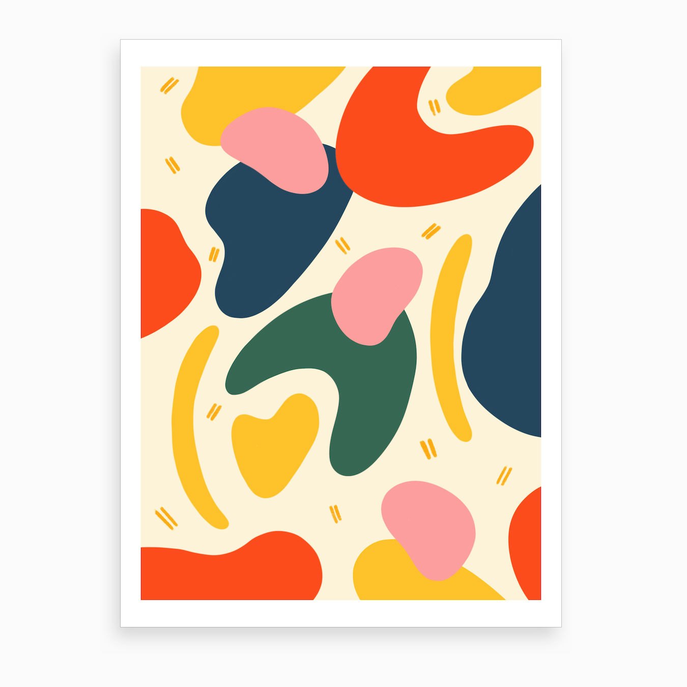 Abstract Shapes Art Print Abstract Shapes Art Print