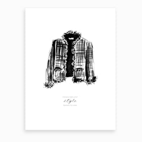Tweed Jacket Art Print