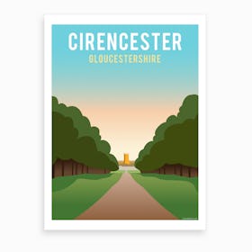 Cirencester Park Art Print