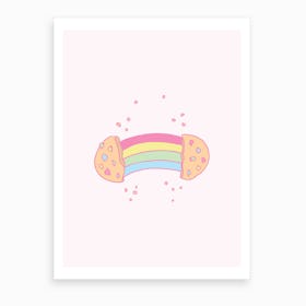 Rainbow Cookie Art Print