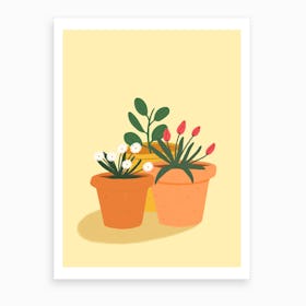 Garden Plants Art Print