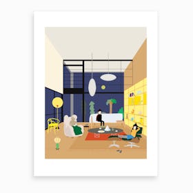 Eames House Art Print