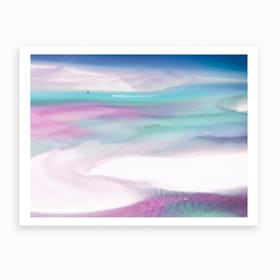 Pink Sea Breeze Art Print