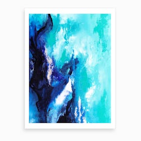 Ocean Bloom Art Print