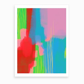 Paint Smear Art Print