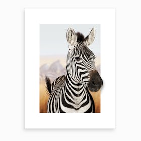 Zebra Art Print