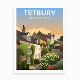 Tetbury Chipping Steps Art Print
