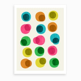 An Array Of Circles Art Print