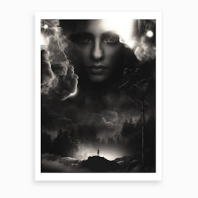 Judgement On The Horizon Art Print