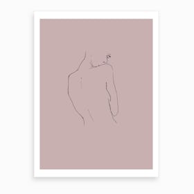 Relationships 31 Blush Art Print