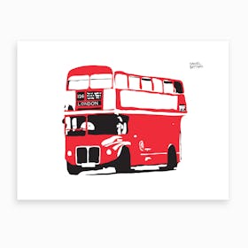 Routemster London Bus Art Print
