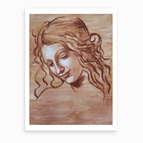 Head Of A Woman Art Print