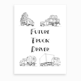 Truck Art Print