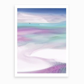 Pink Sea Breeze II Art Print