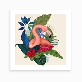 The Flamingo I Art Print