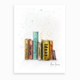 Books Of Thought  Art Print