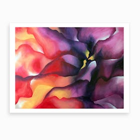 Nebula Flower Art Print