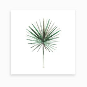 Simple Palm Leaf2 Art Print