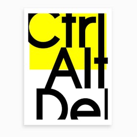 Ctrl + Alt Póster