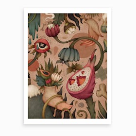 Surreal Tropics Art Print