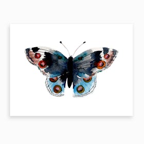 Watercolor Butterfly Art Print