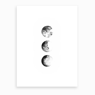 Moon Phases Art Print