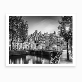Amsterdam Idyllic Impression From Singel Art Print