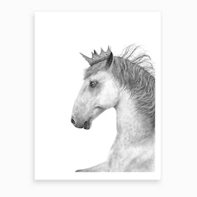 King Horse  Art Print