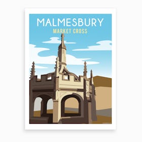 Malmesbury Market Cross Art Print