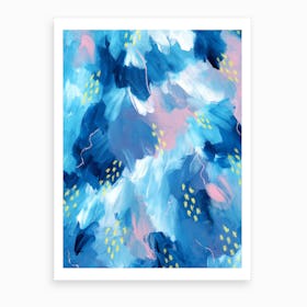 Blue Aesthetic 1 Art Print