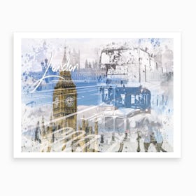 City Art Westminster Collage Art Print