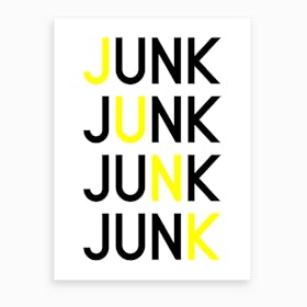 Junk 4000 Art Print