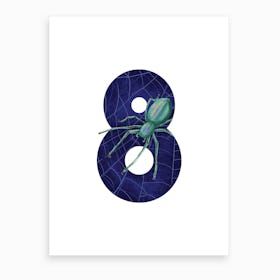 8  Spider  Art Print