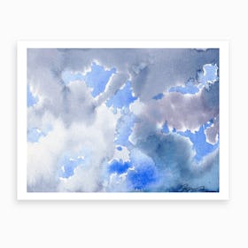 Cloudy Skies Art Print