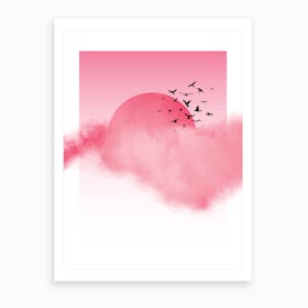 Pink Sunshine Art Print
