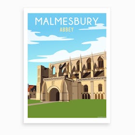 Malmesbury Abbey Art Print