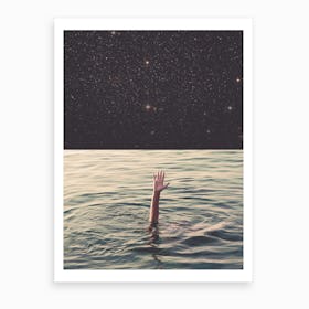 Drowned In Space Art Print