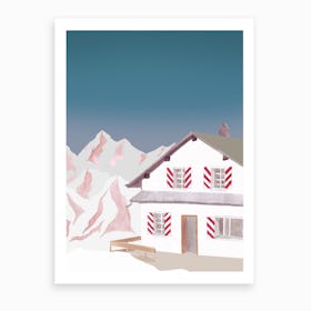 Mountain Love   Mountain Lodge Art Print