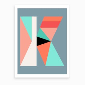 Letter K  Art Print