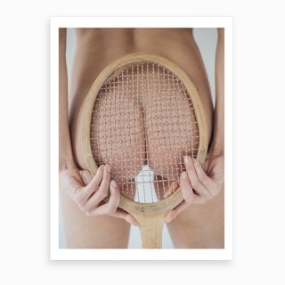 Retro Tennis Art Print
