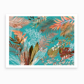 Tropical Foliage 8 Art Print